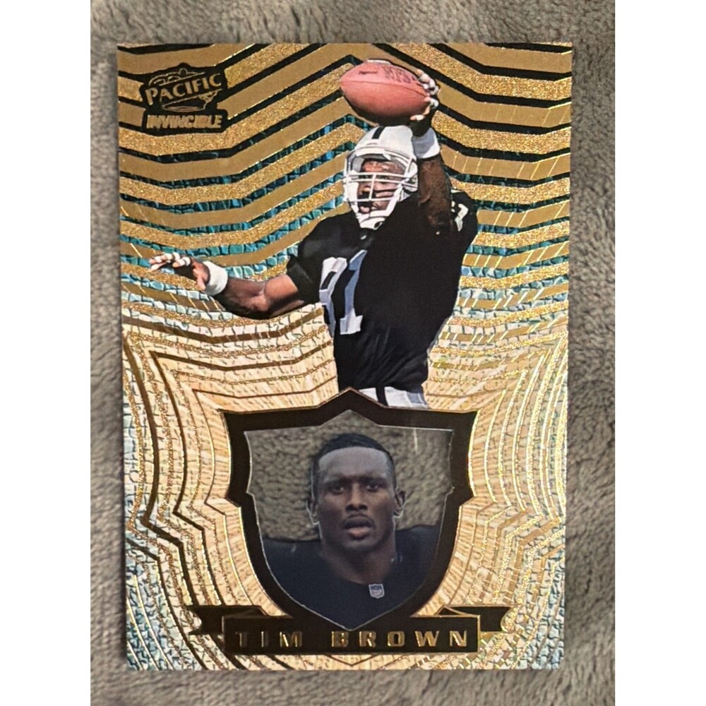 1997 Pacific Invincible - Tim Brown #106